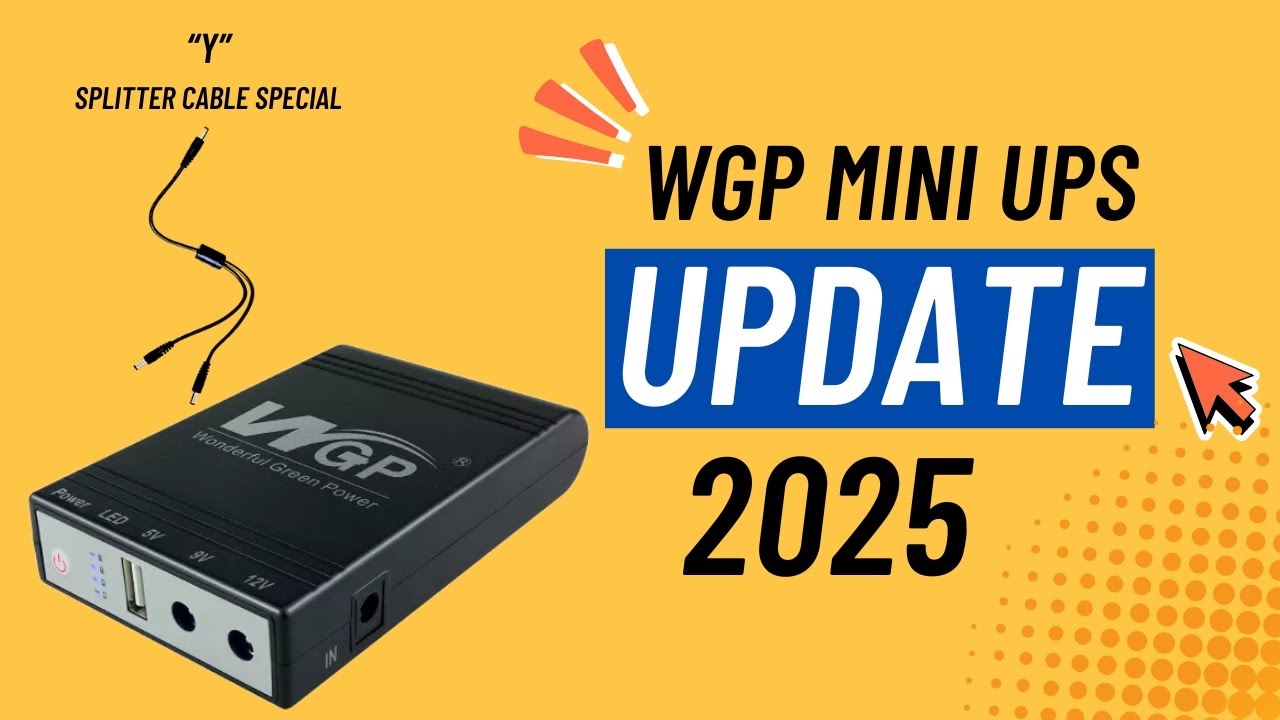 WGP Mini UPS Update 2025 10400mAh🔋 With special Y Cable | Mini ups price in Bangladesh