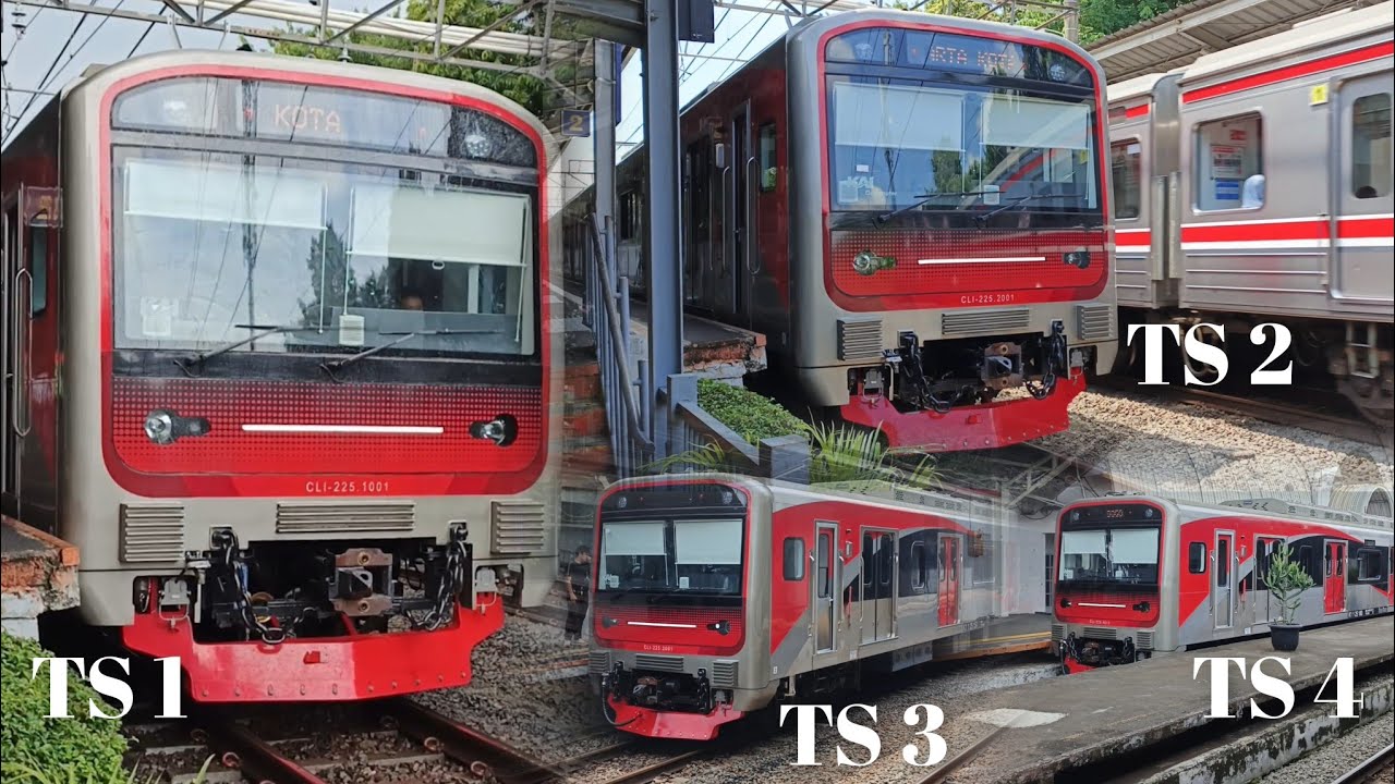 Sudah Beroperasi 4 Trainset ‼️Kompilasi KRL IE 305 (CLI-225), Trainset 1-4 