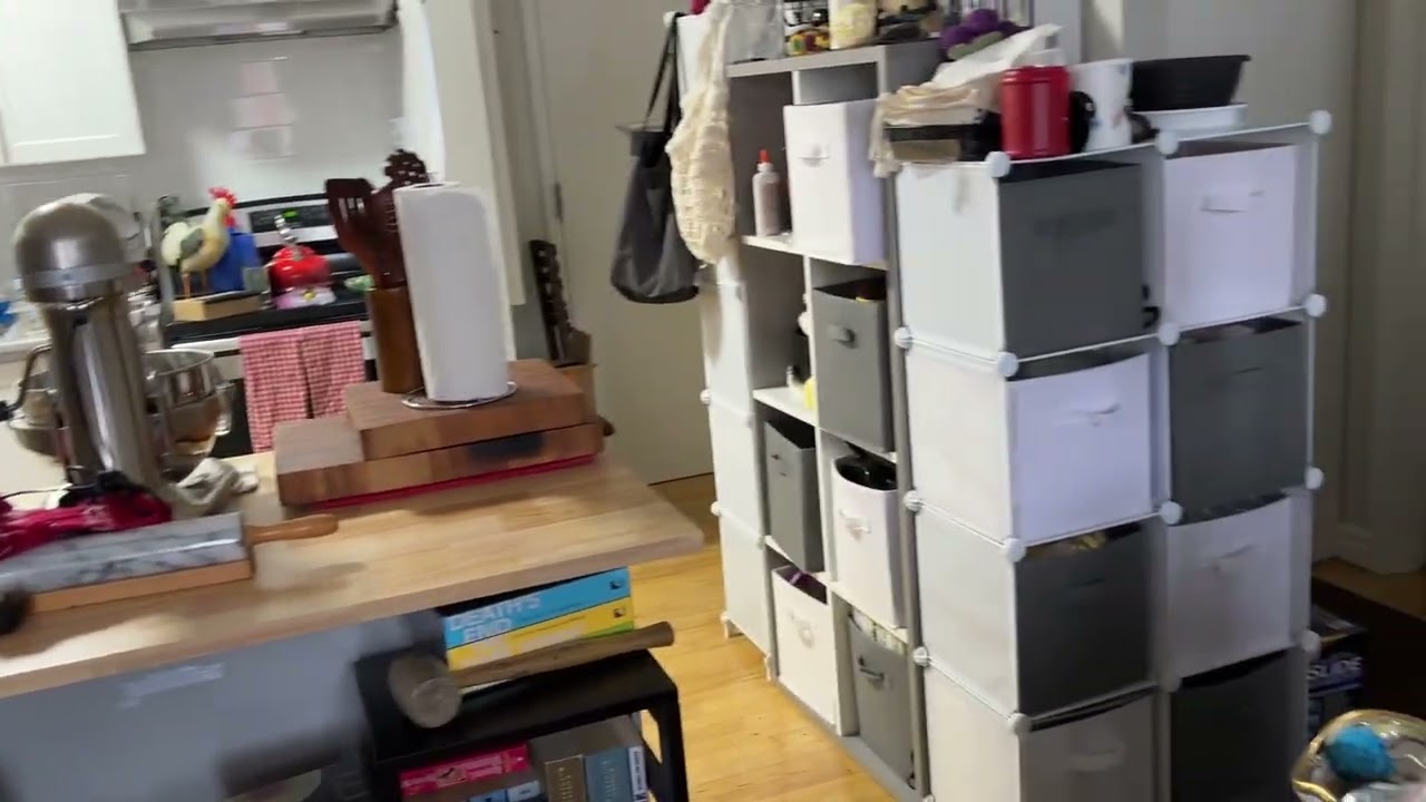 Last part of the puzzle. Creating a little more space in a small apartment. 