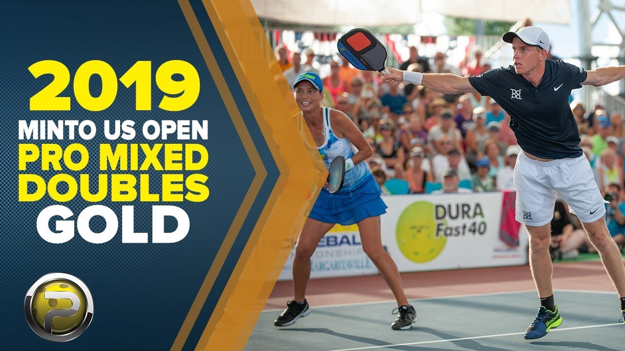 PRO Mixed Doubles GOLD - 2019 Minto US Open Pickleball Championships - aired on CBS Sports Network