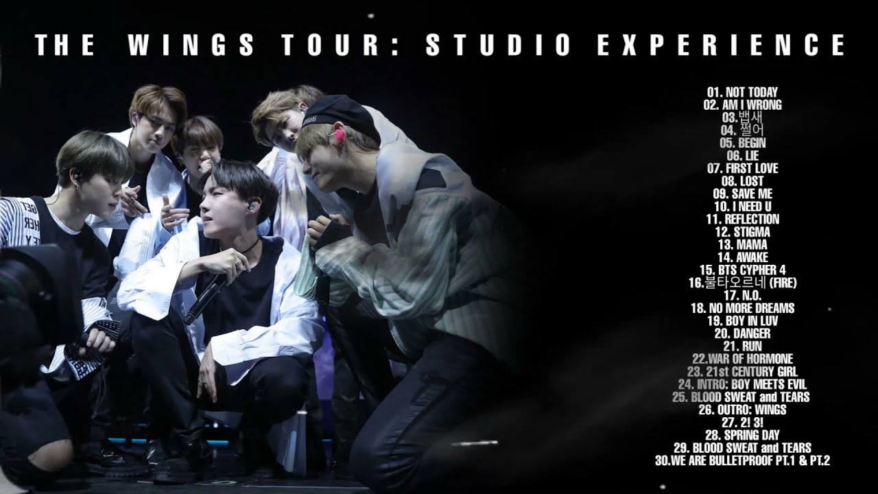 BTS 'The Wings Tour: Studio Experience' Album Stream