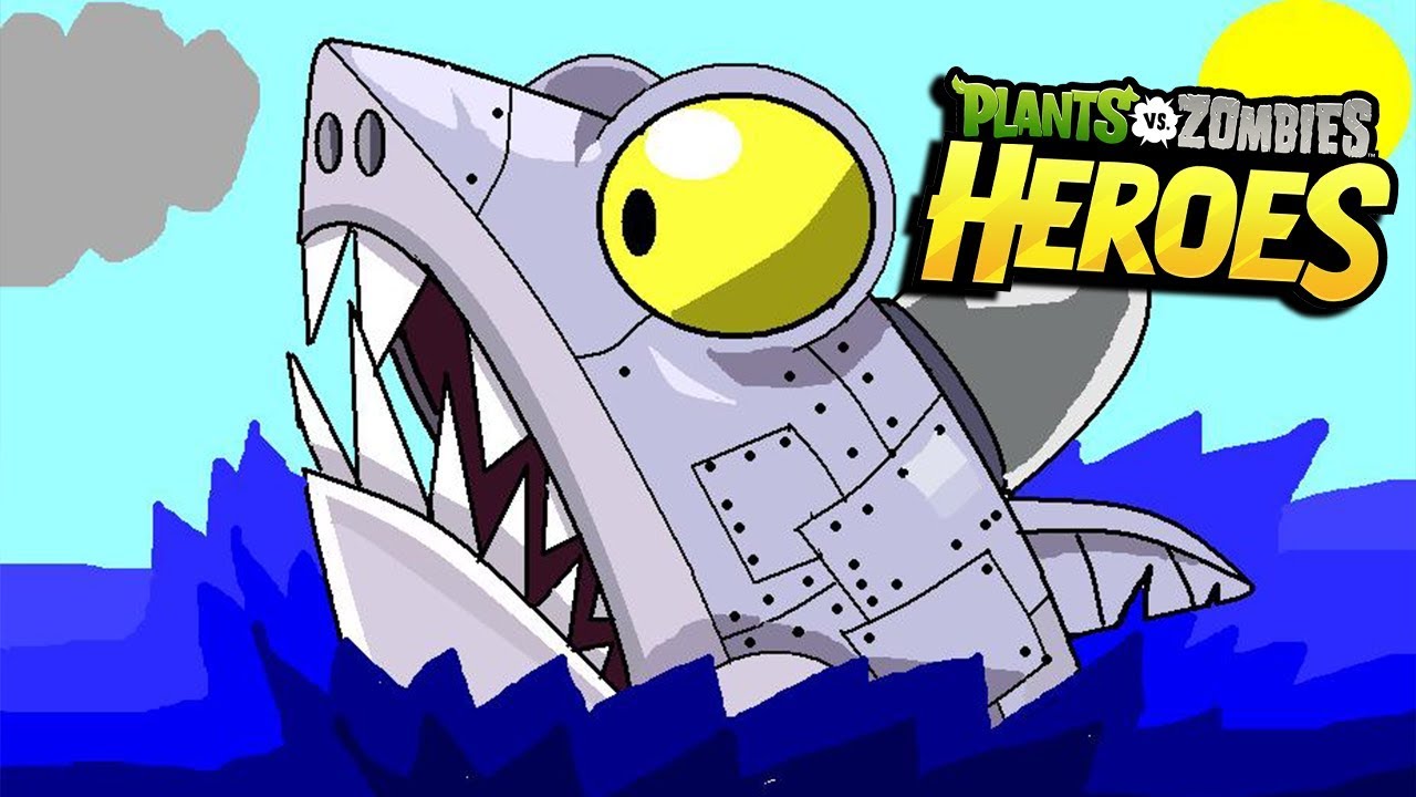 El Tiburon Zombie Legendario me Gana - Plants vs Zombies Heroes