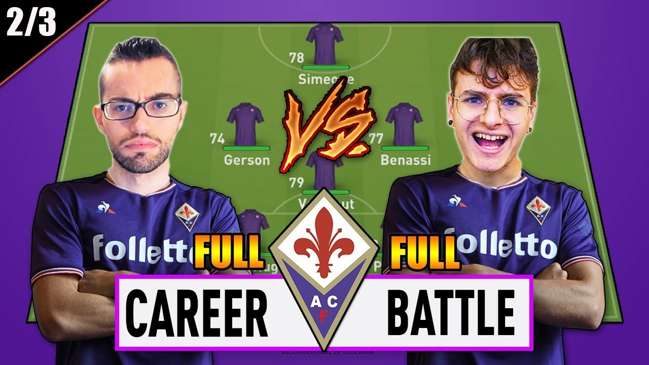 1 VS 1 - FULL CAREER BATTLE CHALLENGE con la FIORENTINA!! SFIDA PAZZESCA!! EPISODIO 2/3