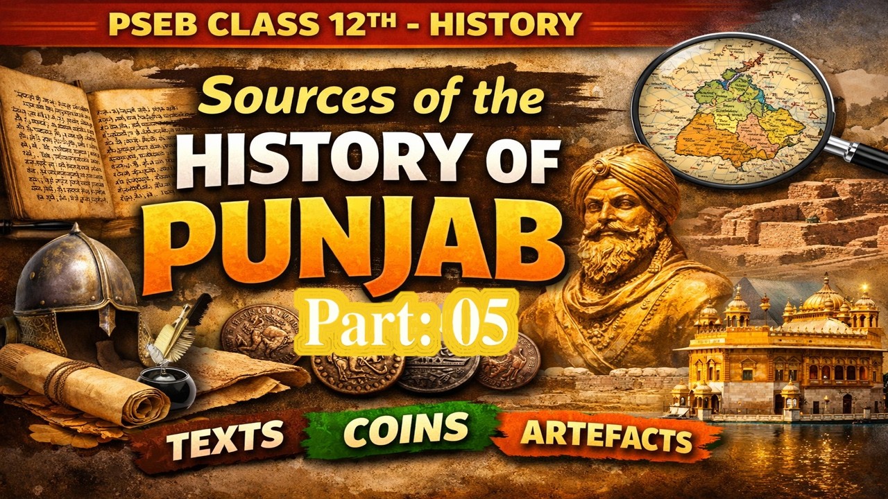 Chapter 02 II Part 05 II History of Punjab 12 Class PSEB II Sikhya PSEB II History of Punjab