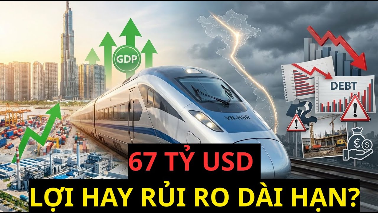 ĐƯỜNG SẮT TỐC ĐỘ CAO BẮC – NAM 67 TỶ USD: PHÂN TÍCH KINH TẾ, LOGISTICS VÀ ĐỊA CHÍNH TRỊ