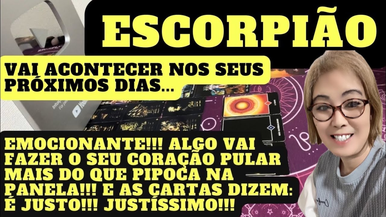 ♏️ ESCORPIÃO EMOCIONANTE!!! O SEU CORAÇÃO VAI PULAR MAIS QUE PIPOCA NA PANELA!!!