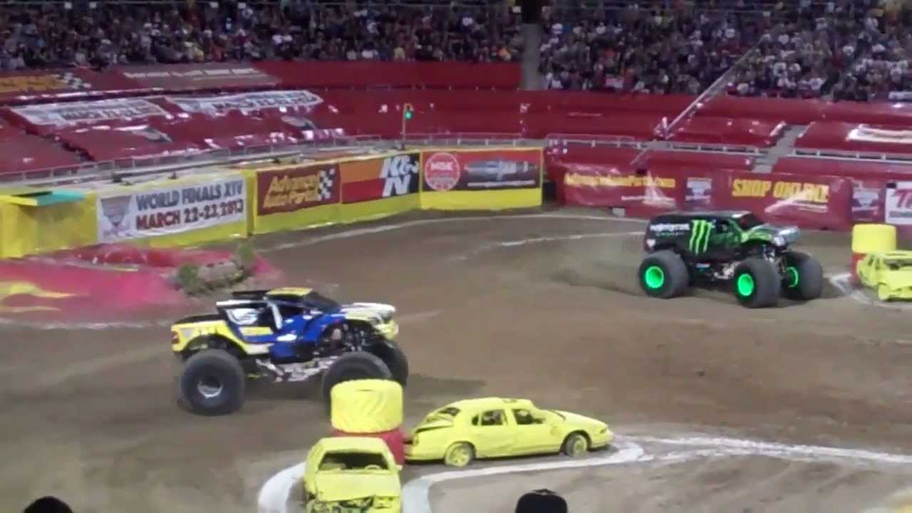 2012 MONSTER JAM WORLD FINALS XIII RACING 3/24/2012