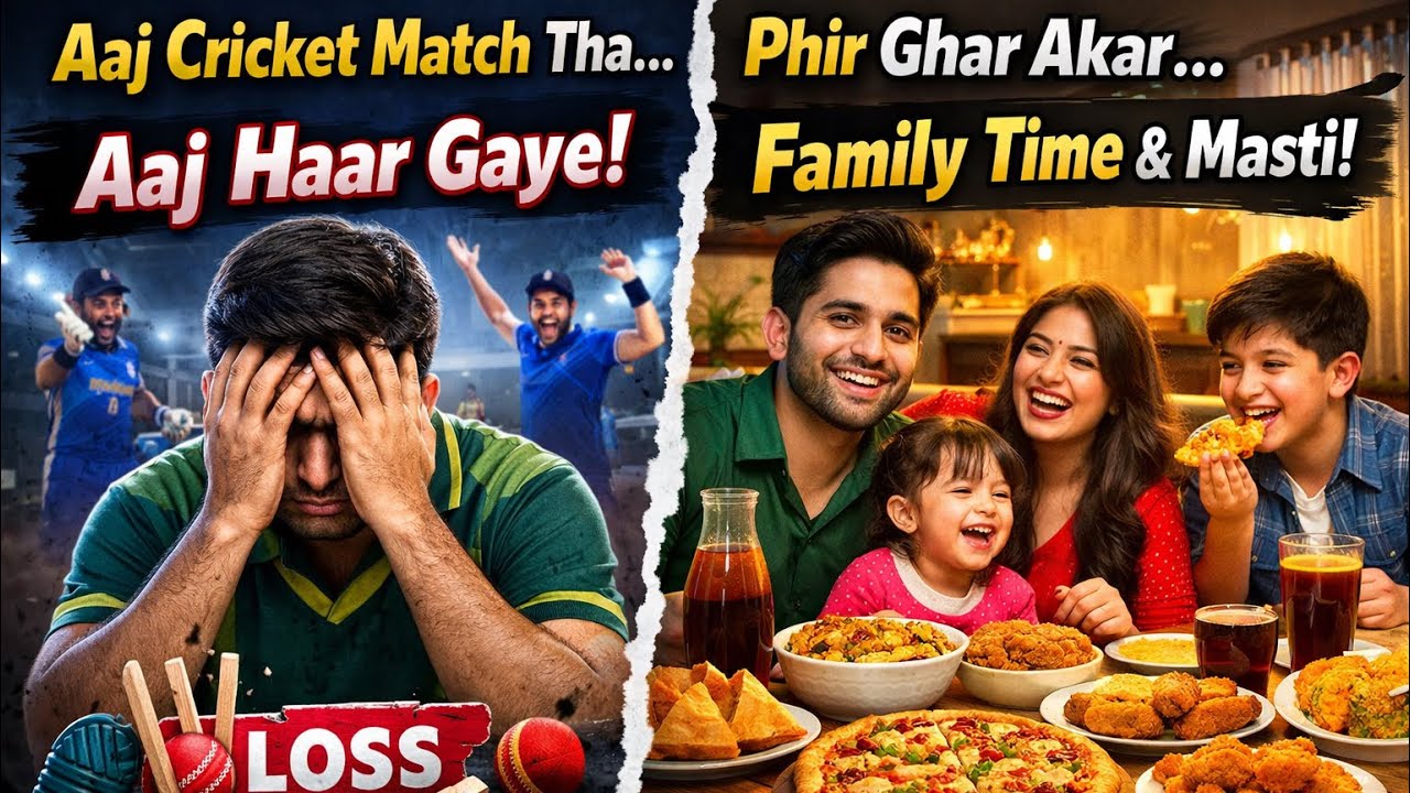  Match Loss 💔 But Family Happiness ❤️ | Real Life Daily Vlog | @arjunbhartiyofficialvlogs 