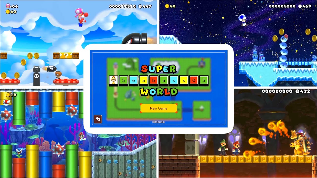 Super Seabass05 World Release Trailer | Traditional Style Super World (SUPER MARIO MAKER 2)