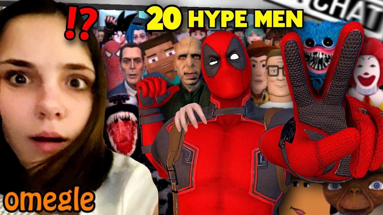 Omegle But I Hired 20 HYPE MEN