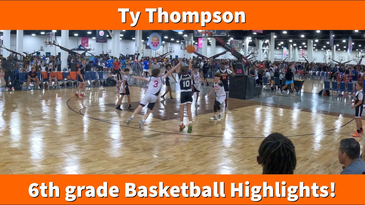 2025 Ty Thompson - 6th Grade Basketball Highlights - Class of 2031 - Savannah Pitbulls