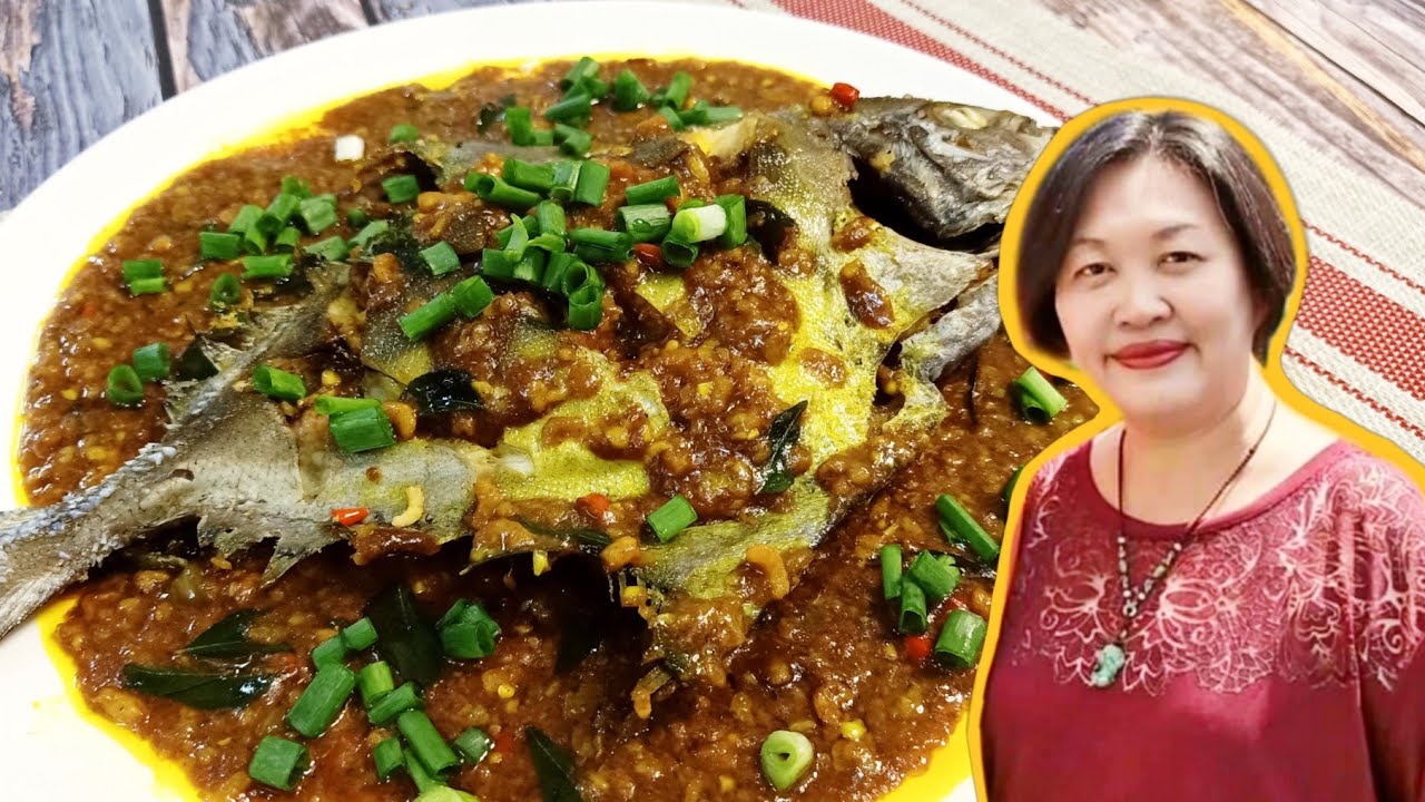Kam Heong Fish Recipe Black Pomfret | 甘香油炸鱼 | Goreng Ikan Sos Sambal Kari