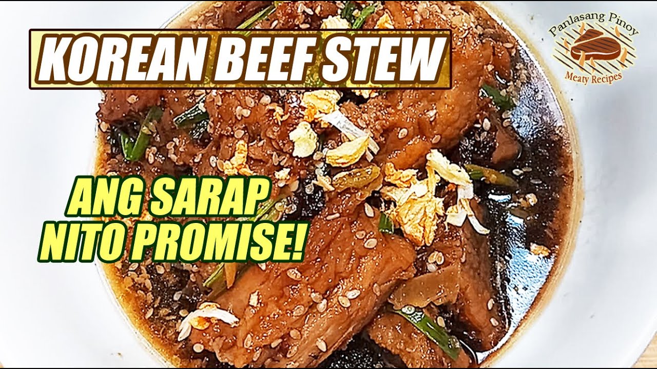 KOREAN BEEF STEW 🍲 EASY AND TASTY BEEF STEW YOU CAN MAKE