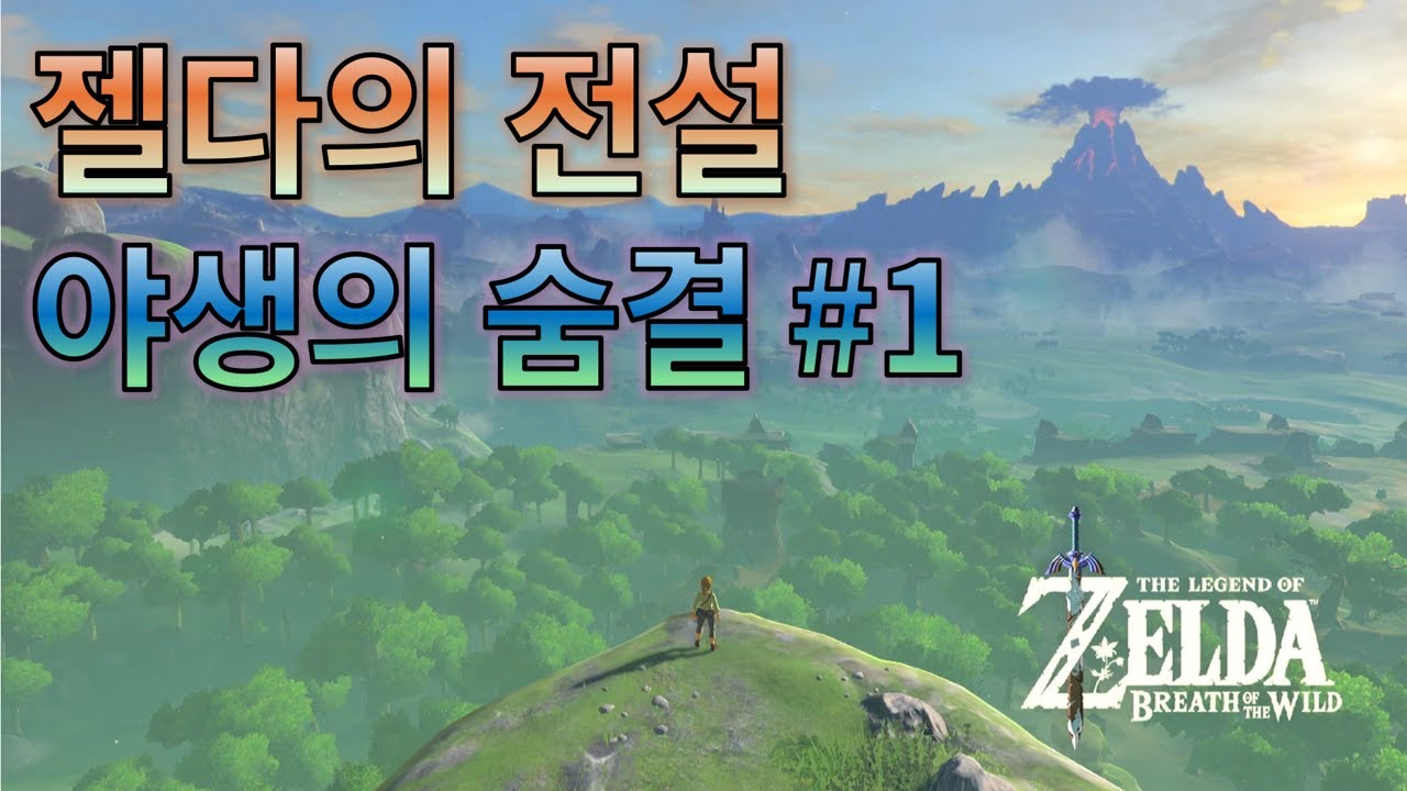 [젤다의 전설- 야생의 숨결]1화 새로운 게임 젤다의 전설을 시작을 했어요 !
