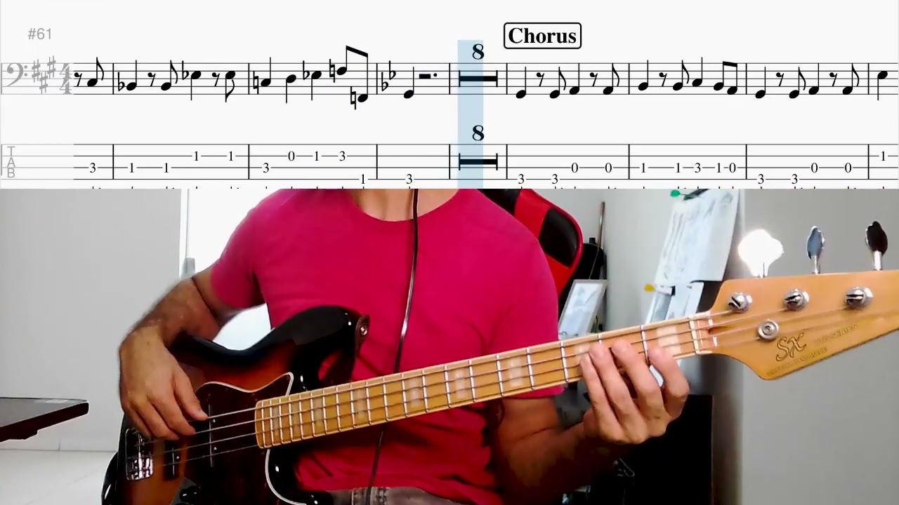 Nik Kershaw - The Riddle (Bass Cover w/ TABS)