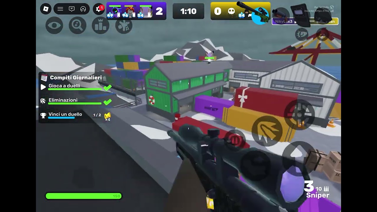Gioco a rivali su roblox 