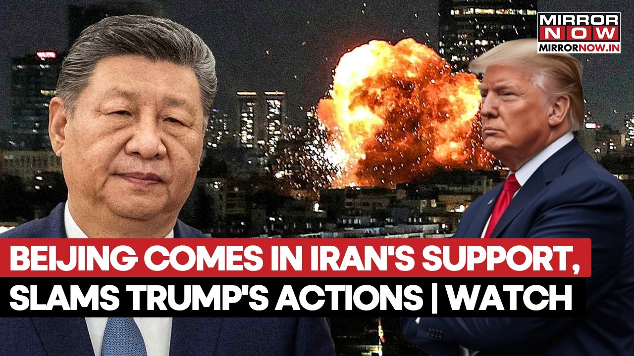 Iran-Israel Conflict: China Reacts To Tensions In Middle East, Calls Out Donald Trump's Actions