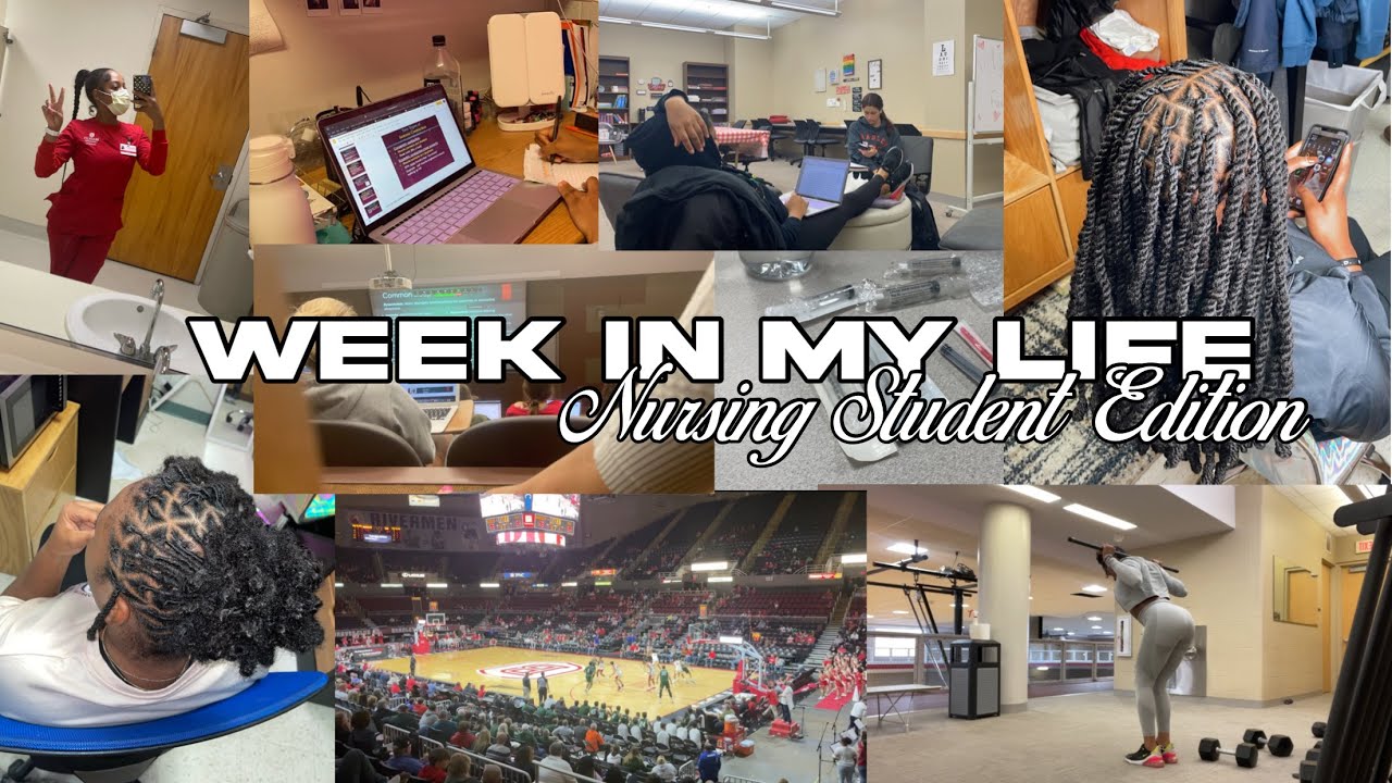 WEEK IN MY LIFE: Nursing student edition | exam prep, clinical, sports, classes & studying