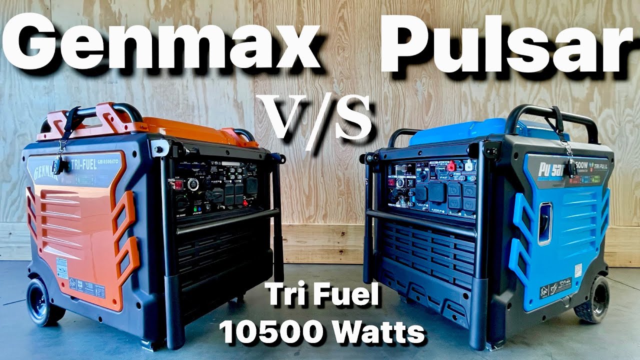 Genmax и Pulsar: сравнение двух лучших трёхтопливных инверторных генераторов мощностью 10500 Вт