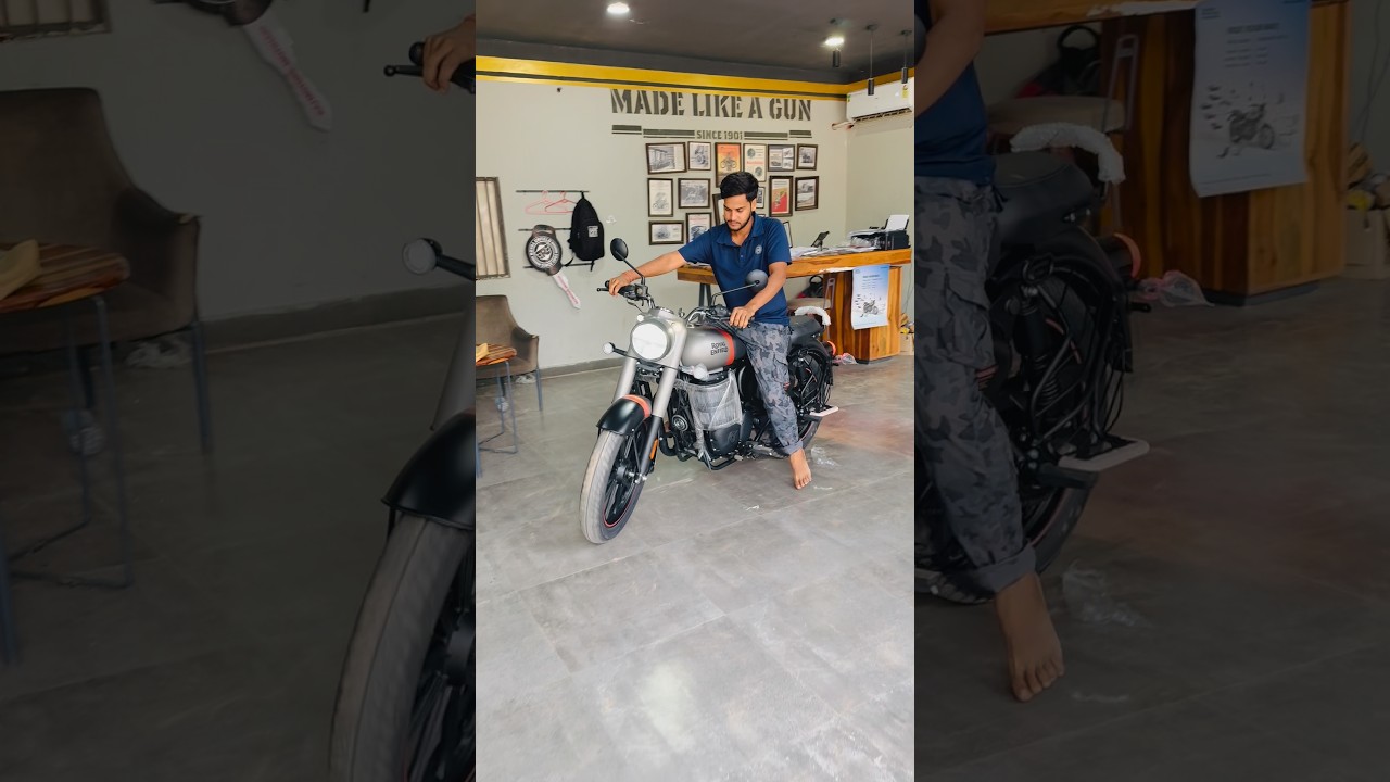 Classic 350 gun grey 2025 dipawali 🪔 #royalenfield  #bike