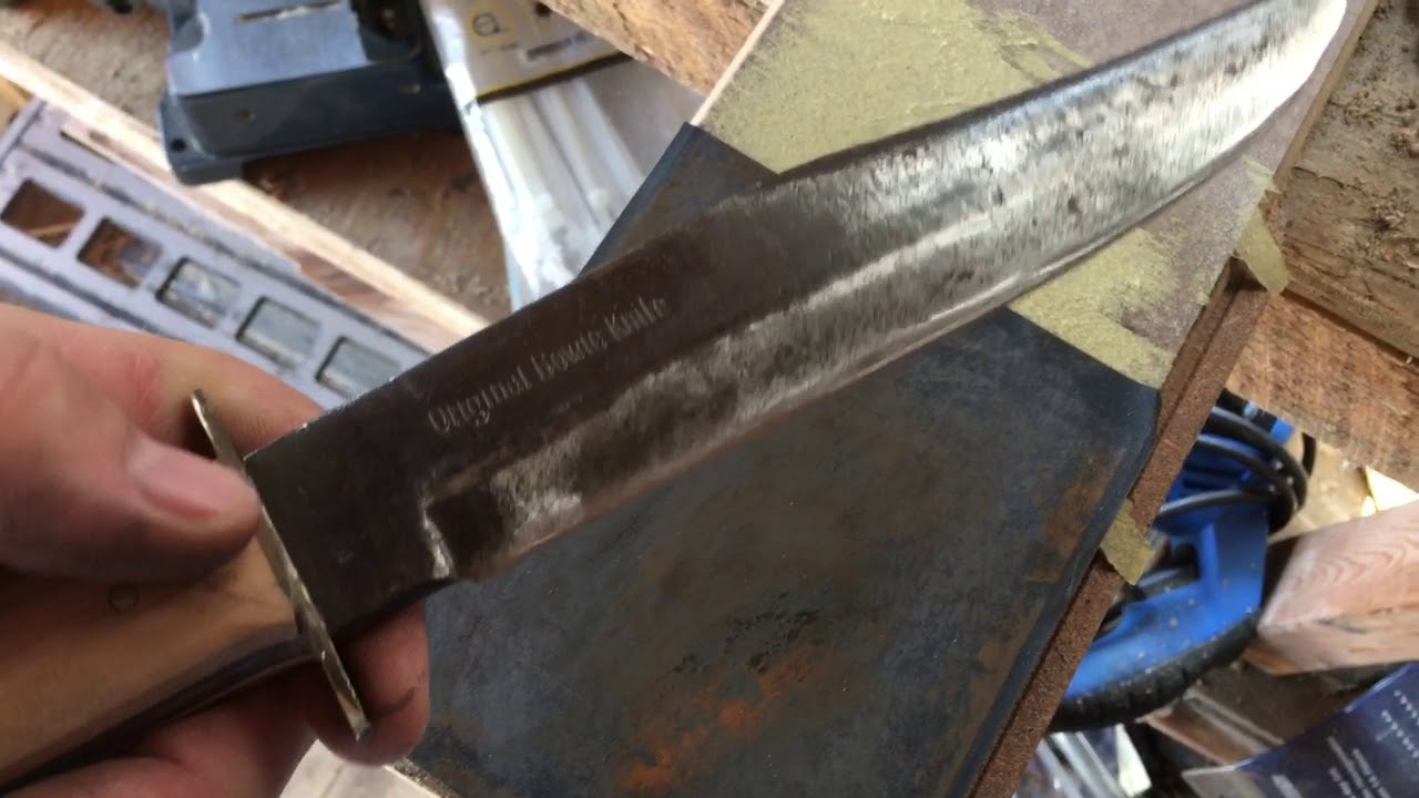 Restoring A Solingen Original Bowie Knife