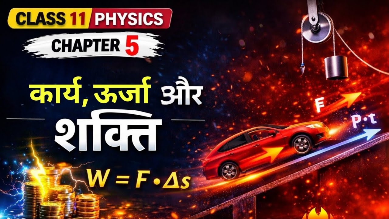 Class 11 Physics Ch 5 | कार्य, ऊर्जा और शक्ति | NCERT Physics One Shot | 