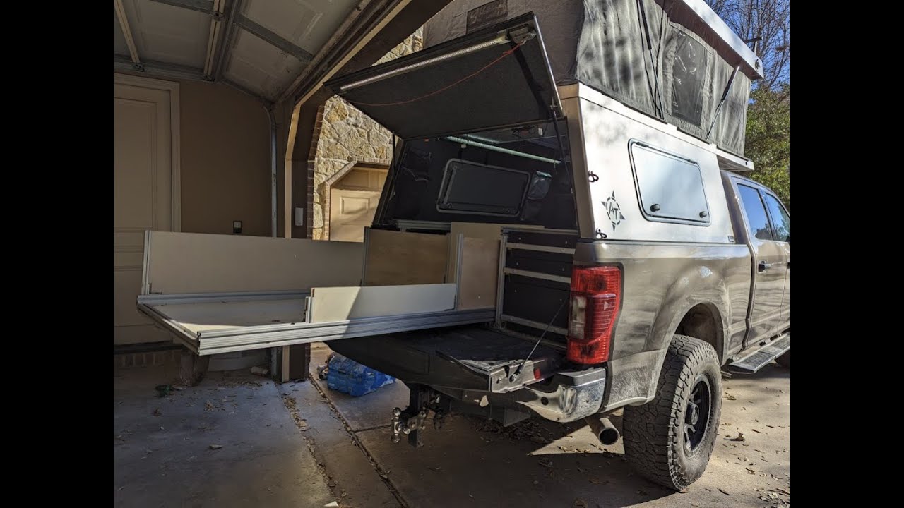 DIY Bedslide - simple, strong, lightweight - 8020 aluminum - ultra low deck height