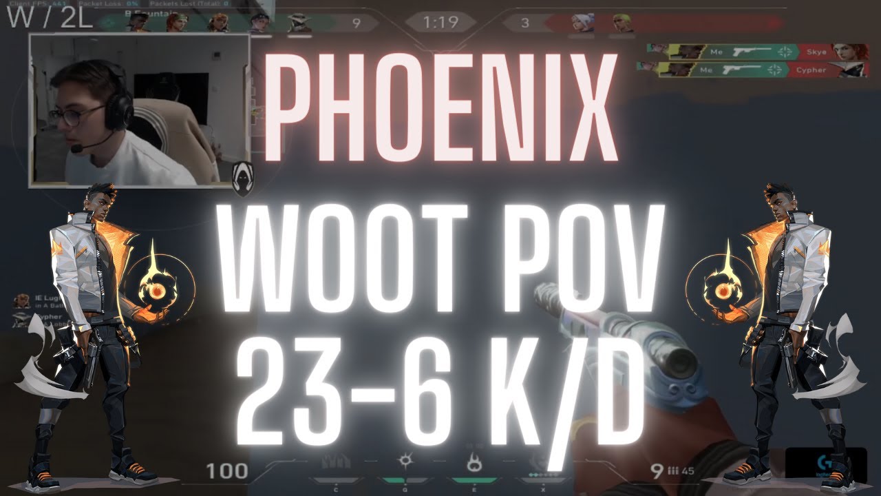 TH Wo0t POV Phoenix on Bind 23-6 K/D (VALORANT Pro POV)