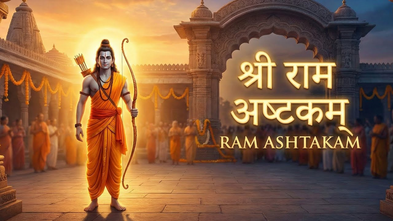 मन को परम शांति देने वाला भजन: श्री राम अष्टकम् | Beautiful Rama Ashtakam with Lyrics