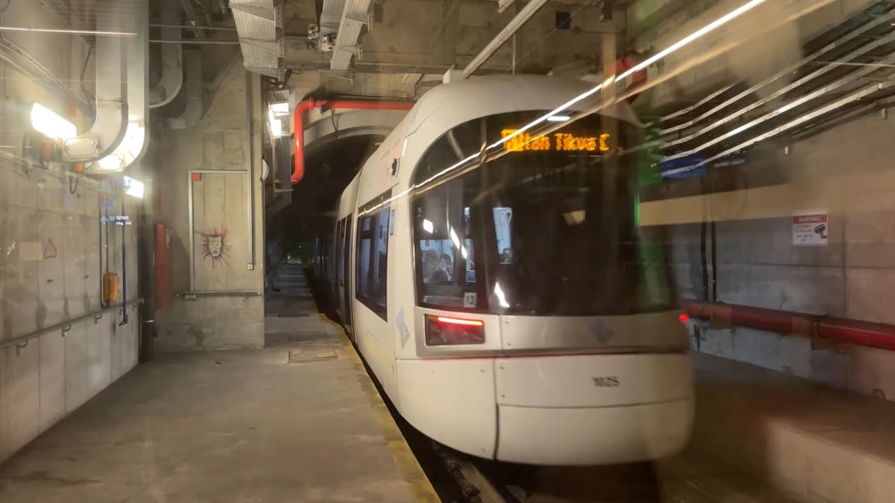 Dankal LRT Red Line - Sha'ul HaMelekh to Bialik | CRRC 100% Low-floor LRV tram