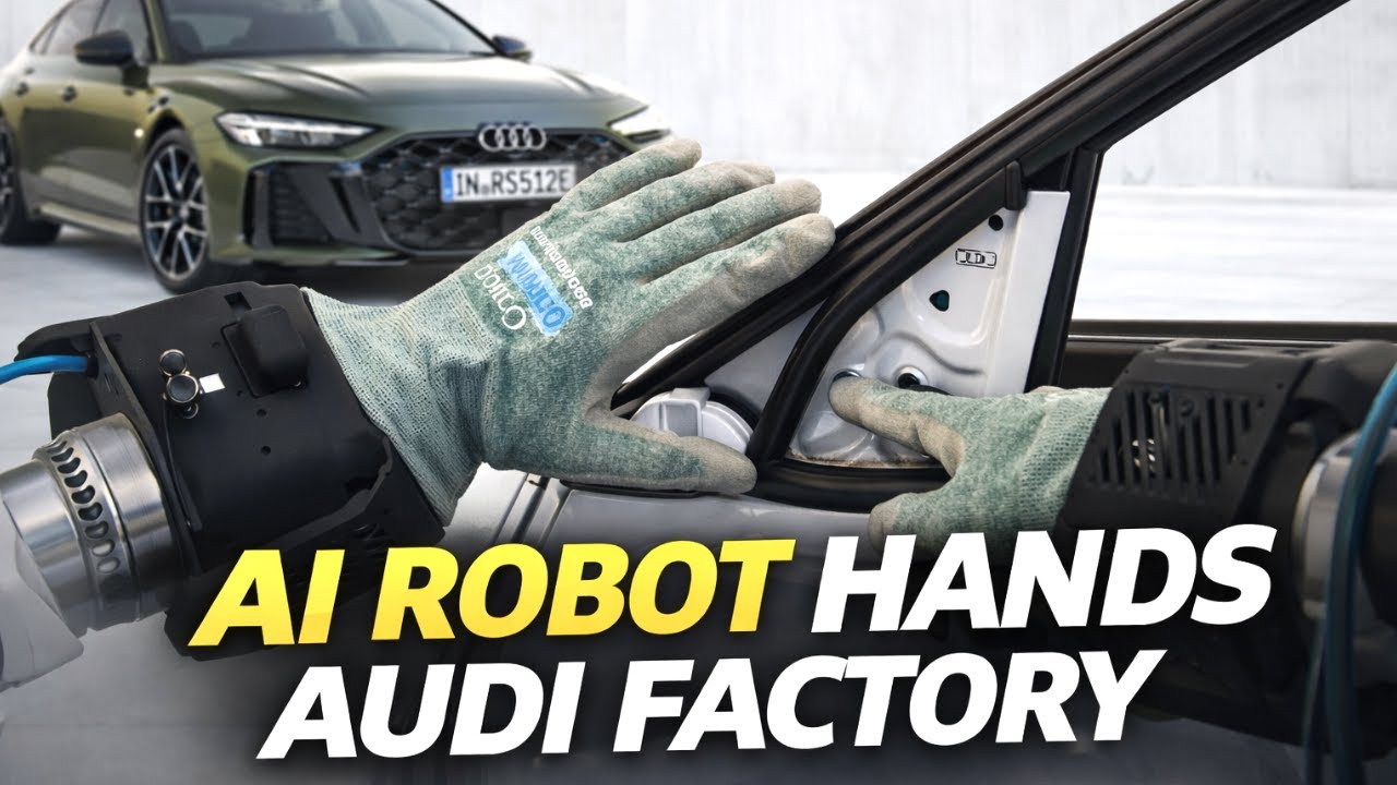 Компания Audi внедрила на своем заводе человекоподобные роботизированные руки с технологией имита...