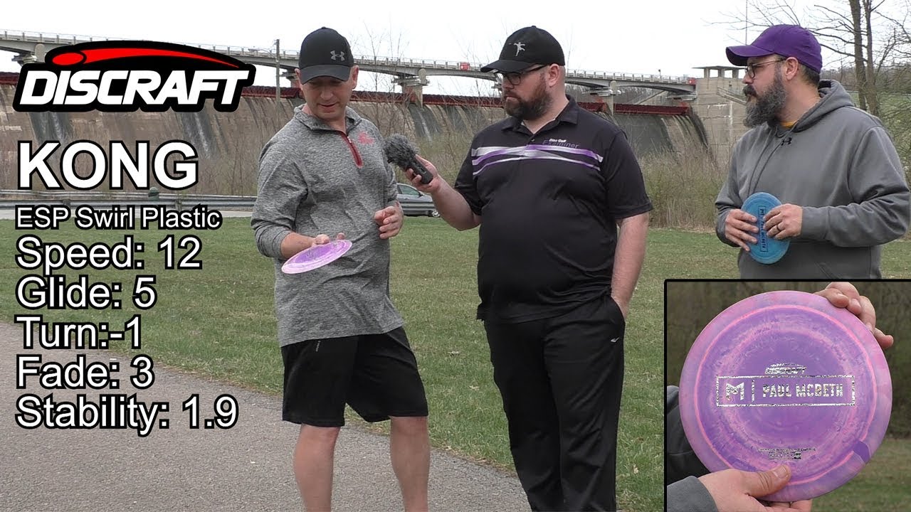 Discraft Paul McBeth Prototype Kong Review - ESP Swirl Plastic