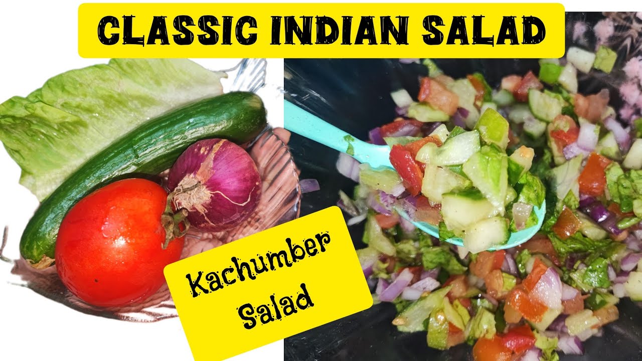 Classic Indian Salad/Kachumber Salad/Weightloss/Healthy Lifestyle