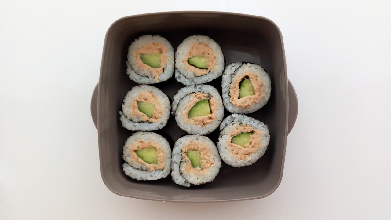 MARMITA DO DIA | Como fazer makizushi de atum com pepino
