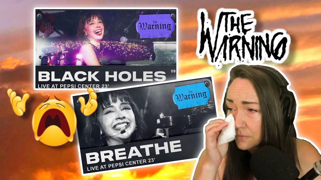 There's dust in my eyes! | The Warning - Black Holes x Breathe (Live from Pepsi Center CDMX)