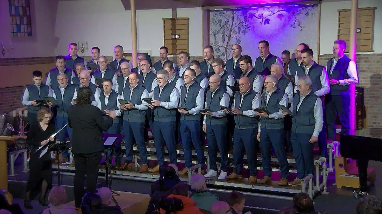 Kerstnacht concert Mannenkoor Ailanthus & samenzang 2025 Wezep