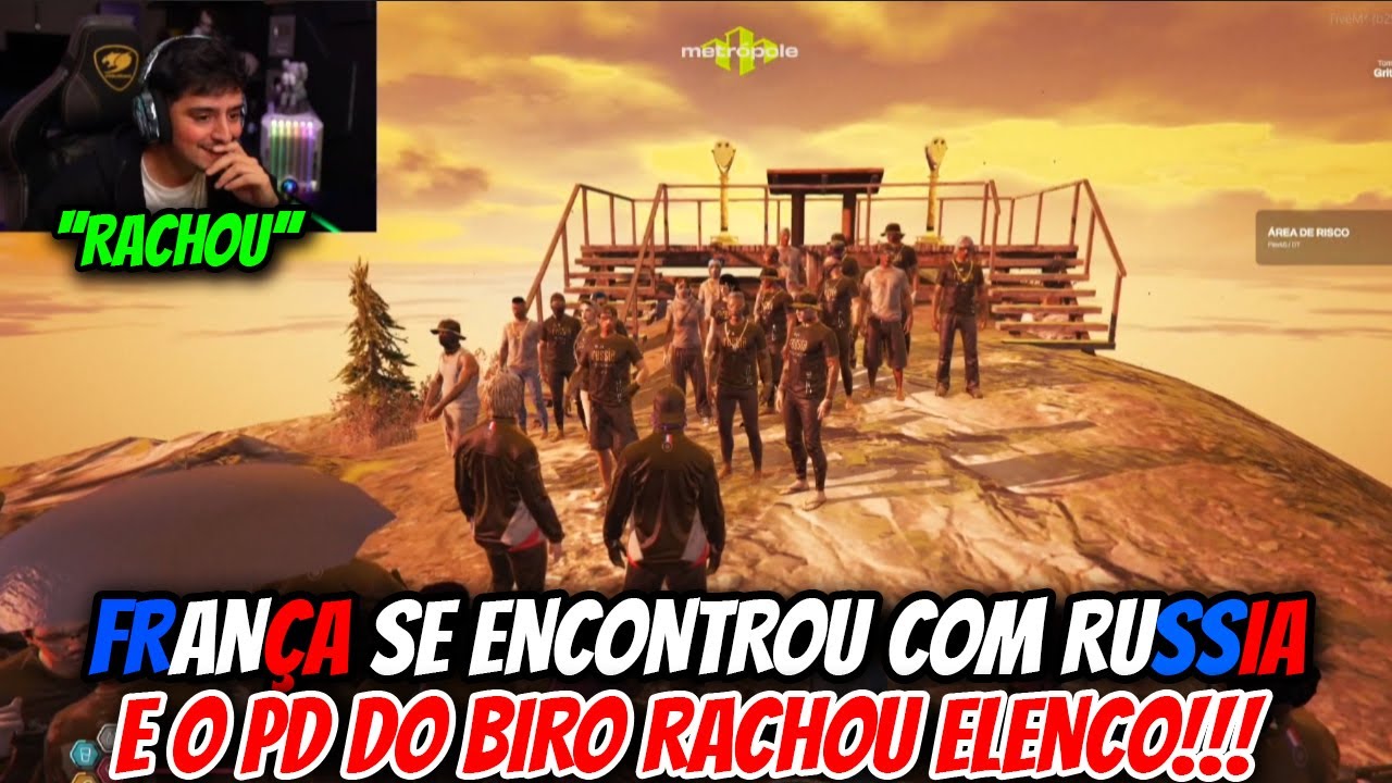 FRANÇA SE ENCONTROU COM RÚSSIA E O PD DO BIRO RACHOU ELENCO!!!