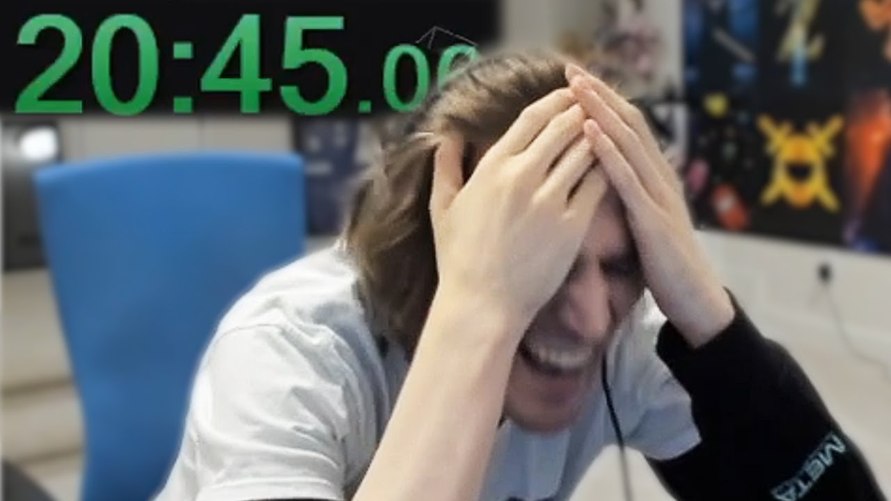 NEVER GIVE UP! - NEW MINECRAFT SPEEDRUN RECORD! - xQc 1.16 Personal Best 20:45!