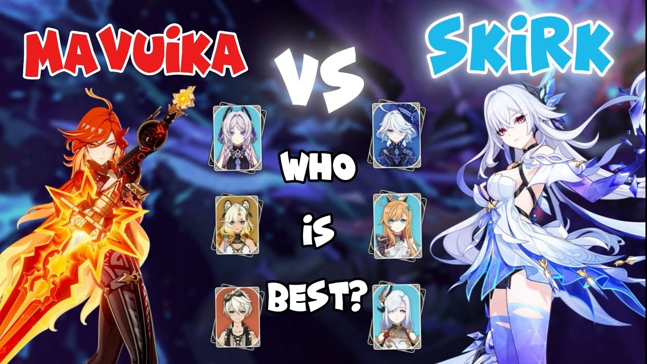 Mavuika vs Skirk !! Who is the Best C0 DPS ?  Genshin Impact