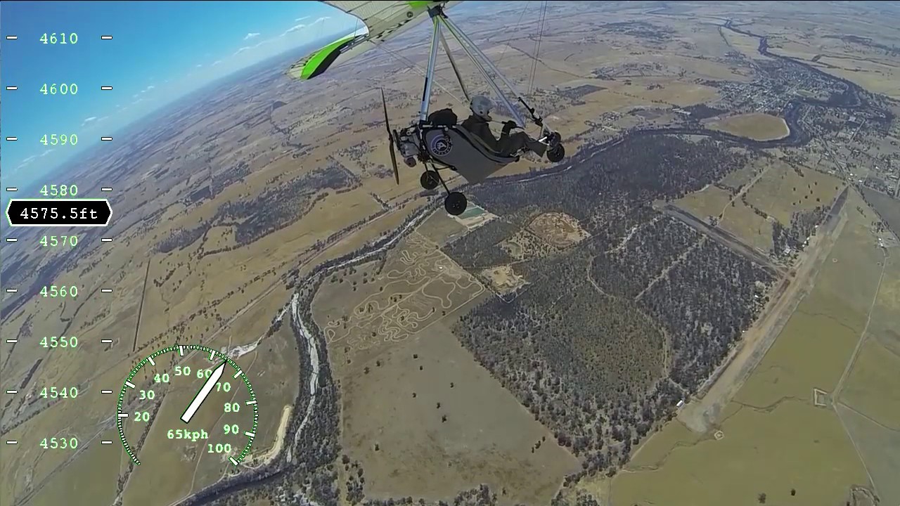 My first Thermals on the T-lite, Nanolight Soaring Trike