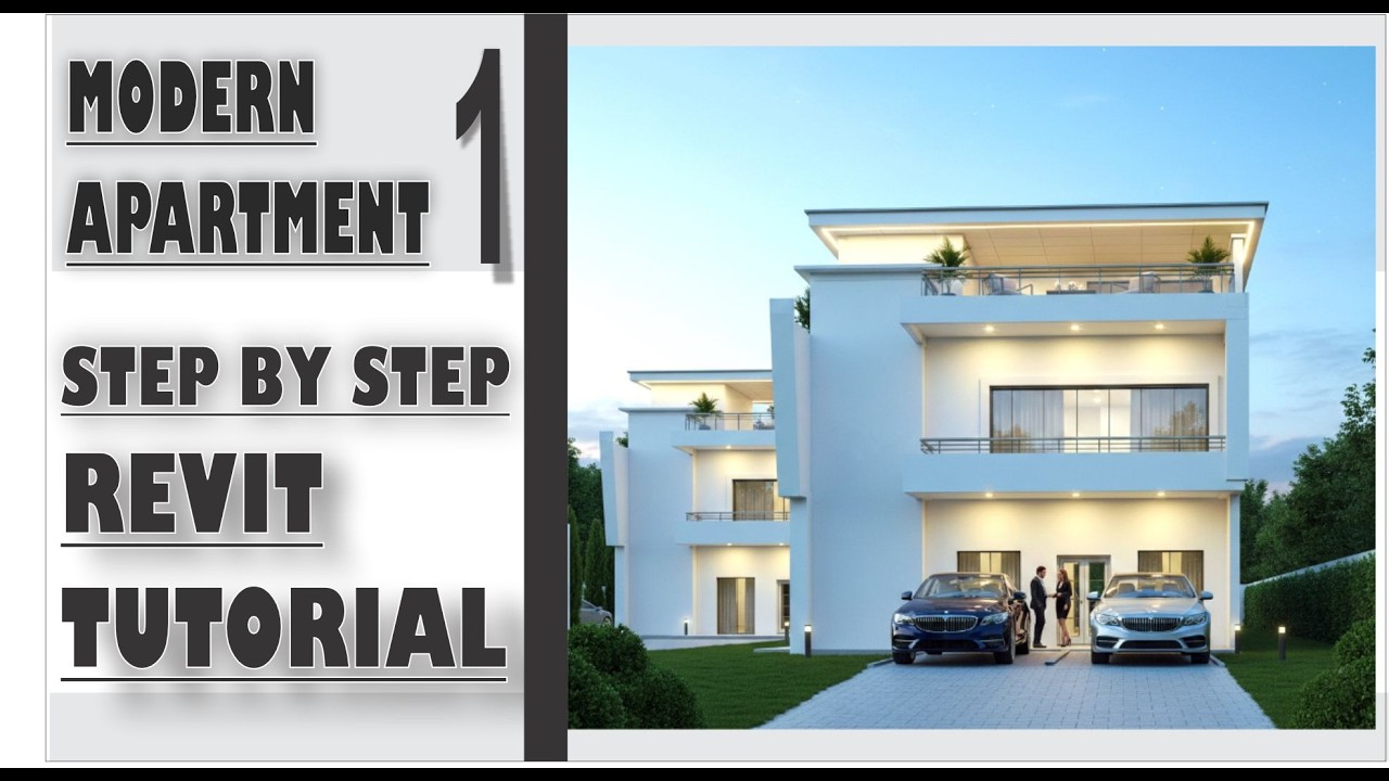 #REVIT ПОШАГОВОЕ РУКОВОДСТВО 1. СОВРЕМЕННЫЙ ПЛАН КВАРТИРЫ