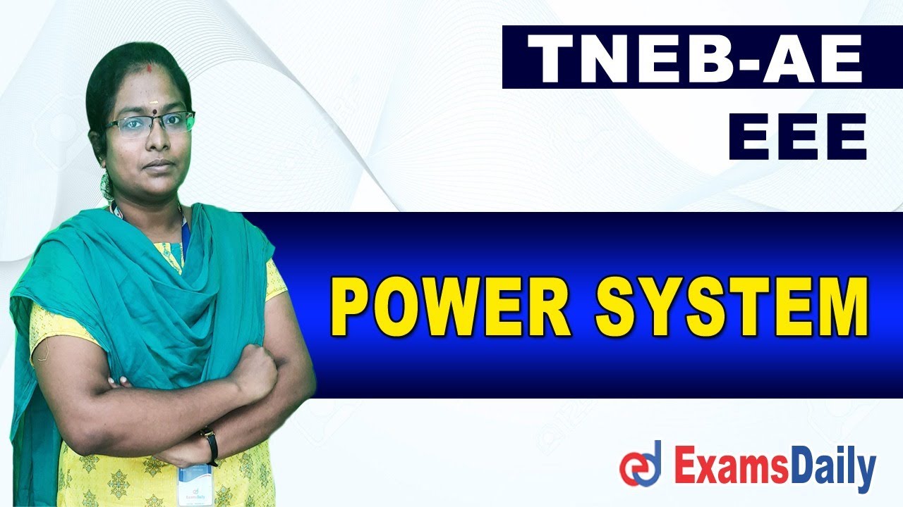 TNEB AE - EEE -  Power System Important Questions and Answers Discussion | Examsdaily | Subha mam