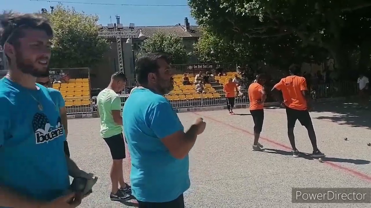 Dylan Rocher Supranational de p&eacute;tanque &agrave; Valreas Juillet 2022