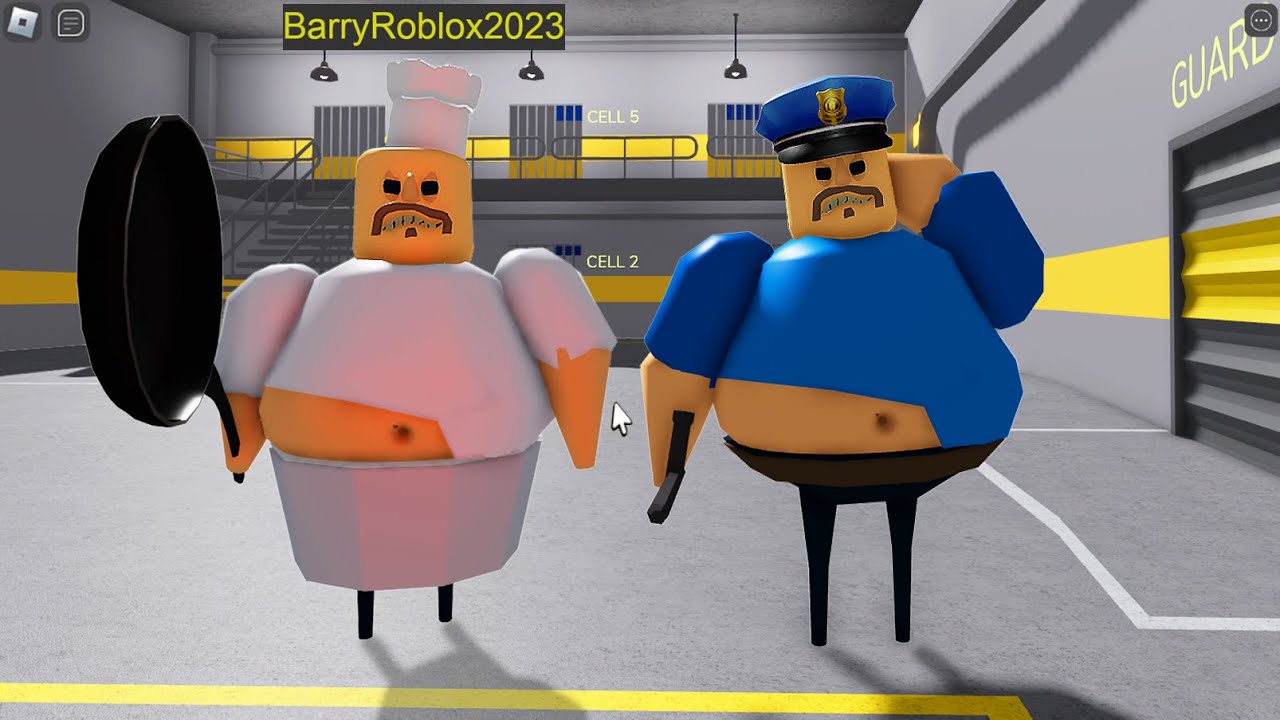 Escaping from a BARRY'S PRISON RUN! And BECAME a GARRY THE CHEF