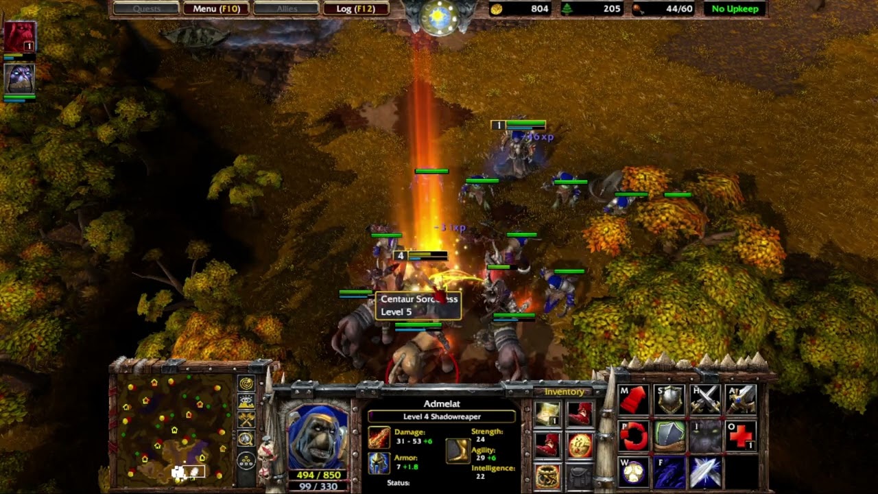 Warcraft Reforged | Lost Ones gameplay - Age of Warcraft | Mod Made By Darious and deme3s