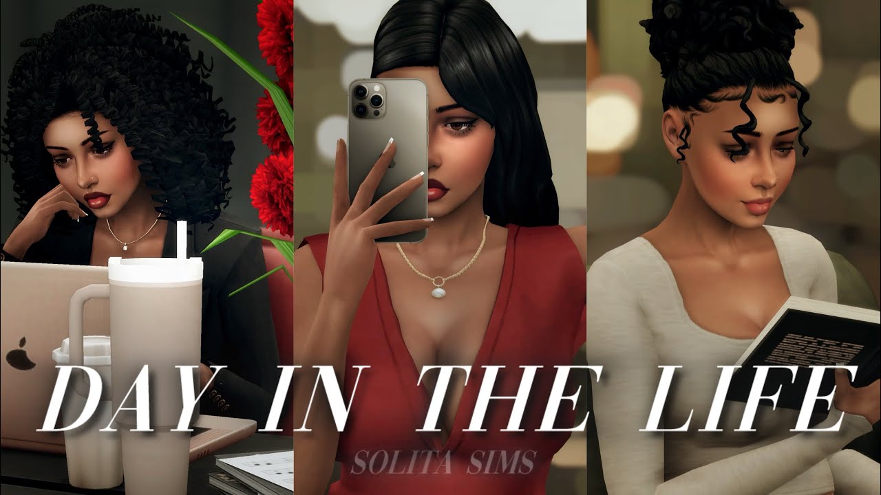 day in the life of a simfluencer || a sims 4 vlog + machinima || solitasims