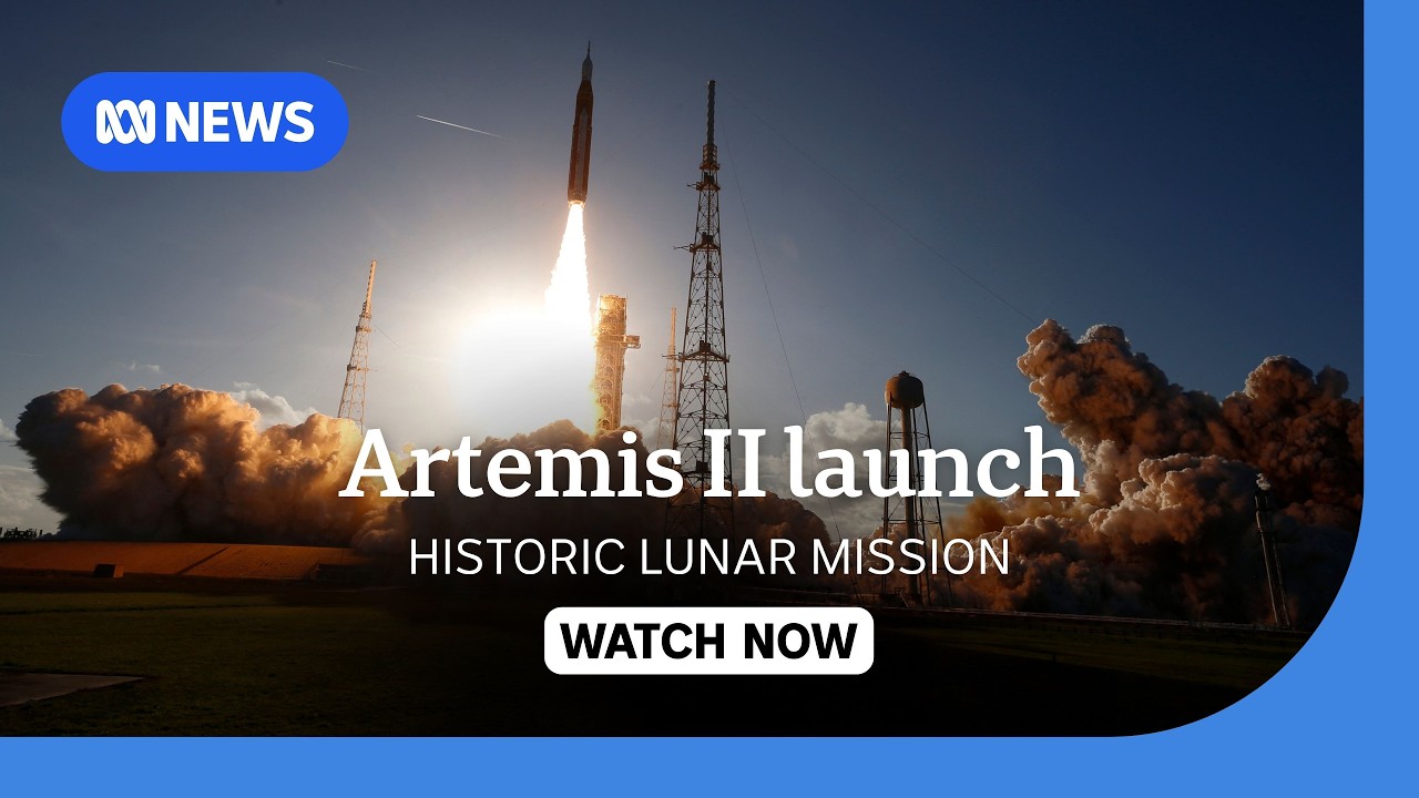 IN FULL: Artemis II blasts off to moon on first crewed mission in over 50 years | ABC NEWS