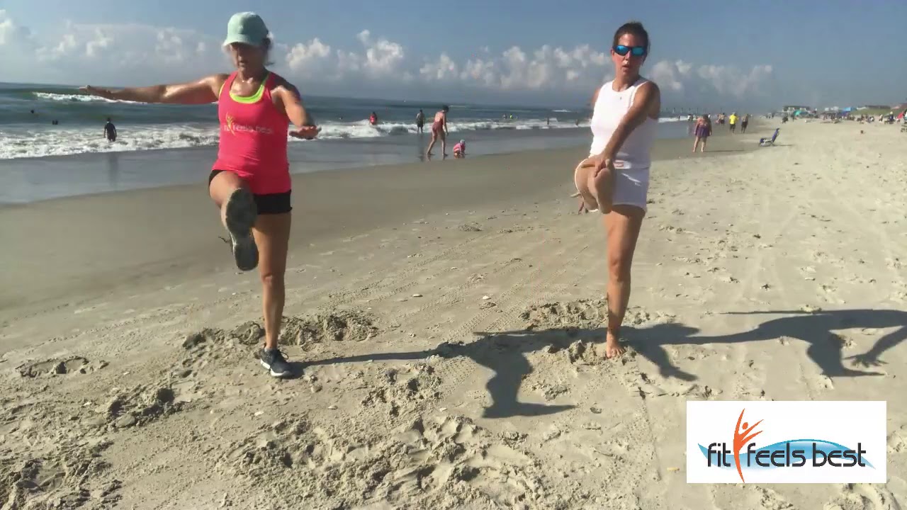 Workout on the Beach