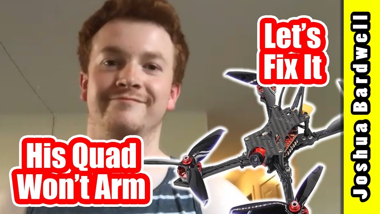 HGLRC Batman220 won't arm | 1-on-1 Troubleshoot with Brad Bruce