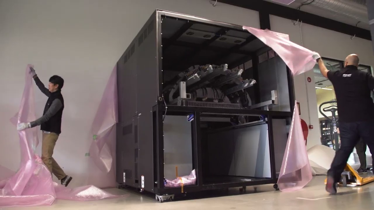 Installatie Ricoh Pro Z75 B2-inkjetpers bij YourSurprise
